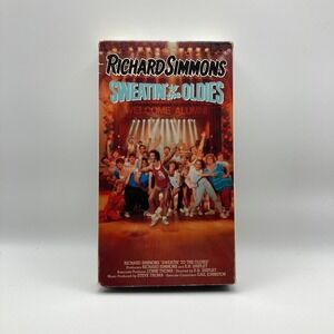 Vintage "Sweatin' to the Oldies" VHS Tape Released 1988 Aerobic Dance Exercise